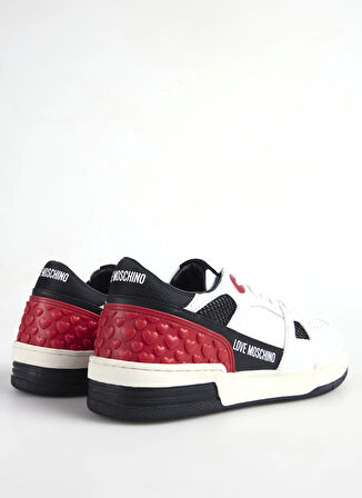 Love Moschino Viskoz Beyaz - Çok Renkli Kadın Loafer JA15084G1N10D