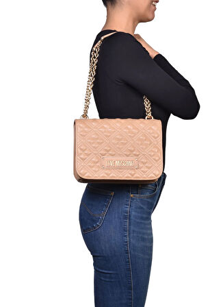Love Moschino Bej Kadın Omuz Çantası JC4000PP0N104