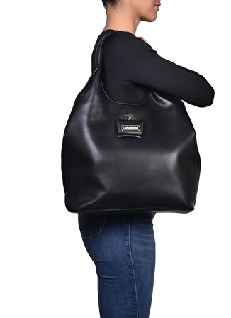 Love Moschino Siyah Kadın Omuz Çantası JC4392PP0N000