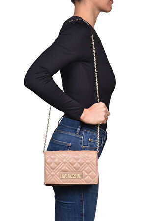 Love Moschino Bej Kadın Çapraz Çanta JC4079PP0N104