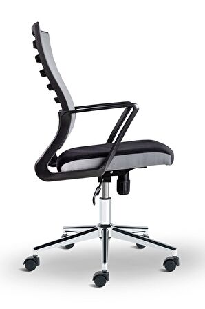 Asbir Mobilya Rigel 55500 Metal Ayaklı Çalışma Koltuğu Ofis Sandalyesi