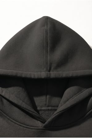 Unisex Yumuşak Dokulu Safir Balinalar Baskılı Tasarım Oversize 3 İplik Hoodie Sweatshirt