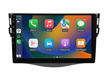 Toyota Rav4 Android Multimedya Sistemi (2006-2012) for-x 6/128