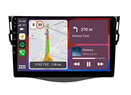 Toyota Rav4 Android Multimedya Sistemi (2006-2012) for-x 6/128