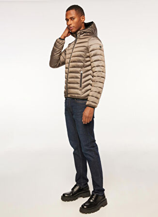 Fred Mello Bej Erkek Mont FMASPEN