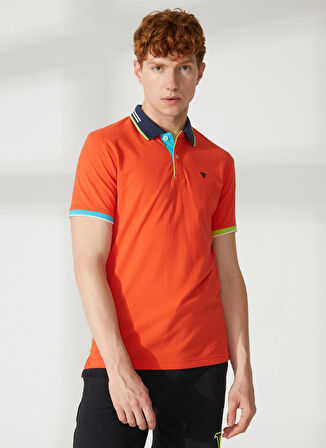 Fred Mello Turuncu Erkek Polo T-Shirt FM23S19QUORANGE