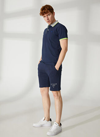 Fred Mello Mavi Erkek Polo T-Shirt FM23S19QUBLUE