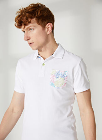 Fred Mello Beyaz Erkek Polo T-Shirt FM23S26QUWHITE