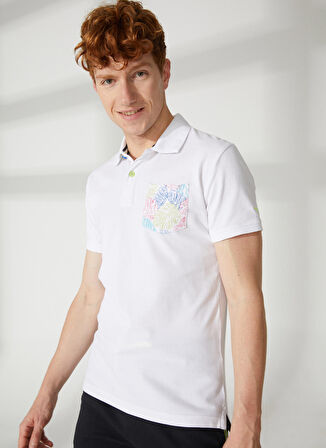 Fred Mello Beyaz Erkek Polo T-Shirt FM23S26QUWHITE