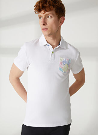 Fred Mello Beyaz Erkek Polo T-Shirt FM23S26QUWHITE