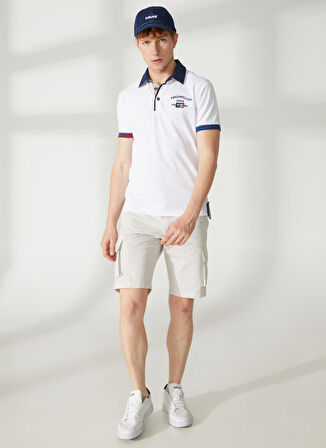 Fred Mello Beyaz Erkek Polo T-Shirt FM23S23QCWHITE