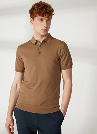 Fred Mello Polo Yaka Slim Fit Kahve Erkek Kazak FM23S07MACORTEZ