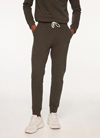 Fred Mello Lastikli Bel Slim Fit Kahve Erkek Eşofman Altı FM23W02PF