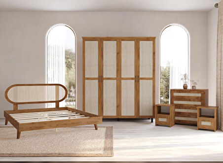 Padova Ceviz Hazeran Yatak Odası Seti