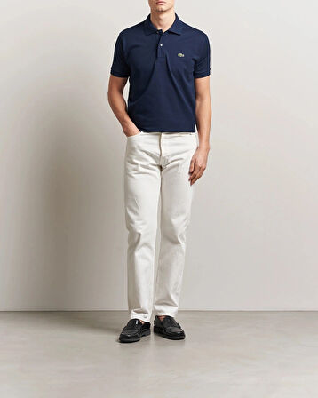 Lacoste Erkek Lacivert Klasik Fit Polo Yaka T-Shirt