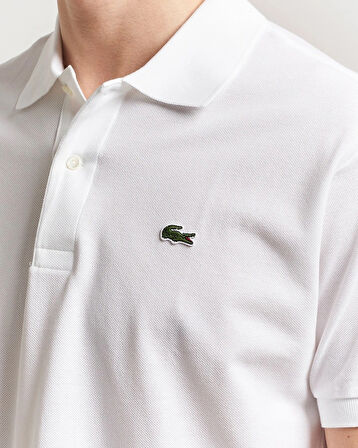 Lacoste Erkek Beyaz Klasik Fit Polo Yaka T-Shirt