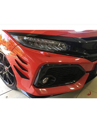  Acura tampon uyumlu 6lı aksesuar - siyah spor görünüm