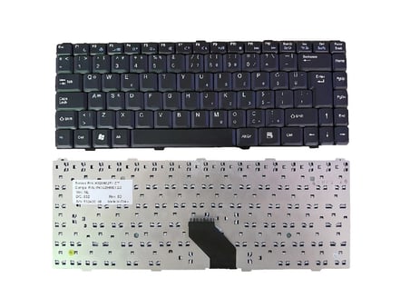 Casper TW3 TW7 Serisi Notebook Klavyesi, Laptop Tuş Takımı (Siyah TR)