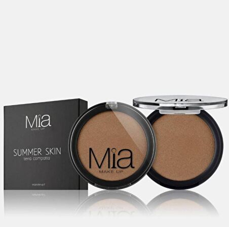 KOMPAKT BRONZER  SUMMER SKIN BRONZER  BRONZ BİSKÜVİ TOZ  MAT  MIA-TR042  8068056935990  