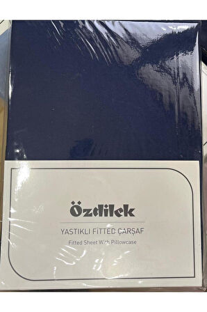 Özdilek Colurist Lastikli Fitted Çift Kişilik Çarşaf Takımı 180 x 200 +30 Cm ( 30 Cm Yükseklik ) İndigo