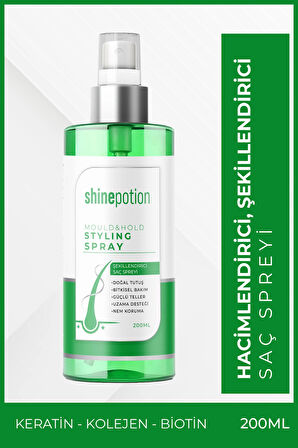 Şekillendirici Bukle Belirginleştirici Keratin Collagen Biotın İçeren Saç Spreyi 200 ml