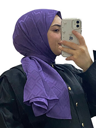 JAKARLI LABİRENT DESENLİ ŞAL 1008