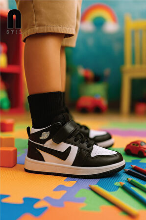 Günlük Unisex Sneaker Bağcıklı Hafif Yumuşak Kaymaz Taban Bilekli Basketbol Ayakkabı 8070