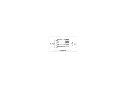 AUTOLITE BUJİ KABLOSU RENAULT KANGOO 1.4 98- CLIO 1.4-1.6 98- R19 MEGANE I-E-İ 1.6  CLIO II LAGUNA 1.6 97-