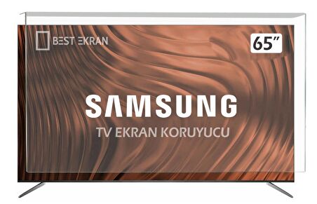 SAMSUNG 65LS03B Tv Ekran Koruyucu - Samsung 65" inç Kırılmaz Tv Ekran Koruyucu Paneli
