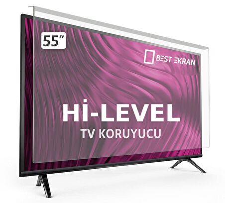 Hi Level 55" inç 139 cm Tv Ekran Koruyucu