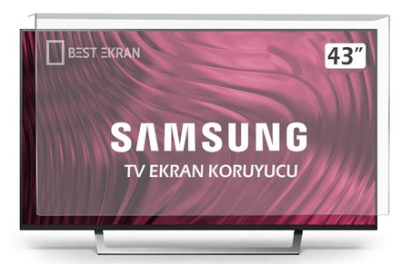Samsung 43AU9000 Tv Ekran Koruyucu - Samsung 43" inç 108 cm Tv ekran Koruyucu