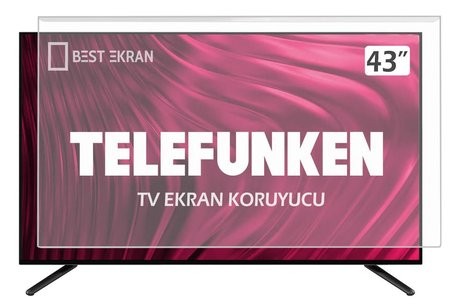 Telefunken 43TU6020 Tv Ekran Koruyucu - 43" inç 108 cm Tv Ekran Koruma Paneli