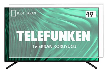 Telefunken 49TU7540 Tv Ekran Koruyucu - 49" inç 123 cm Tv Ekran Koruma Paneli