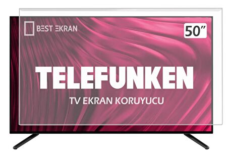 Telefunken 50TU7520 Tv Ekran Koruyucu - 50" inç 126 cm Tv Ekran Koruma Paneli