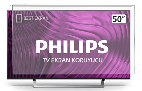 PHILIPS 50PFS4012 TV EKRAN KORUYUCU - Philips 50" inç 126 Tv Ekran Koruyucu Şeffaf Paneli