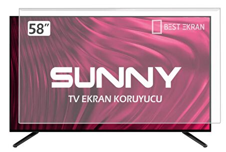 SUNNY SN58LEDJ58 TV EKRAN KORUYUCU - Sunny 58" inç Tv Ekran Koruyucu