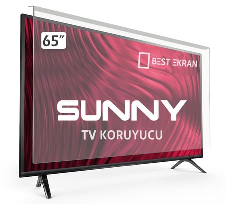 SUNNY SN65LEDA51 TV EKRAN KORUYUCU - Sunny 65" inç Tv Kırılmaz Koruma Paneli