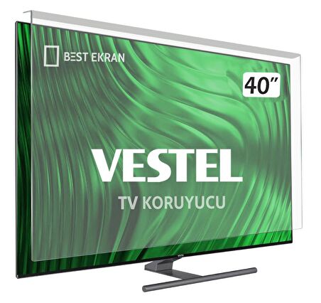 VESTEL 40UA8900 TV EKRAN KORUYUCU - Vestel 40" inç  Ekran Şeffaf Koruma paneli