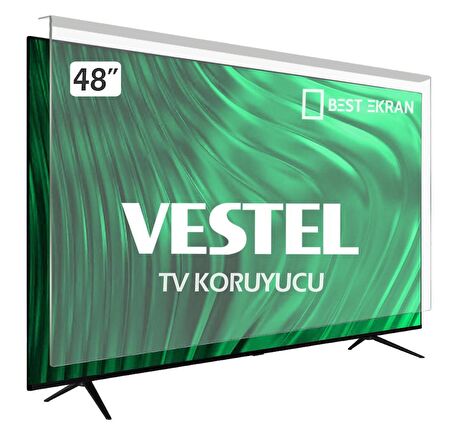 VESTEL 48UA9300 TV EKRAN KORUYUCU - Vestel 48" inç Ekran Şeffaf Koruma paneli