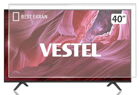 VESTEL 39FD7300 TV EKRAN KORUYUCU - Vestel 39" inç 100 Ekran Şeffaf Koruma paneli