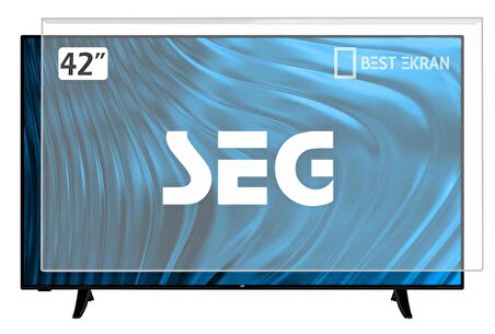 SEG 42SE5500 TV EKRAN KORUYUCU - SEG 42" inç 106 Ekran Koruyucu  Şeffaf panel