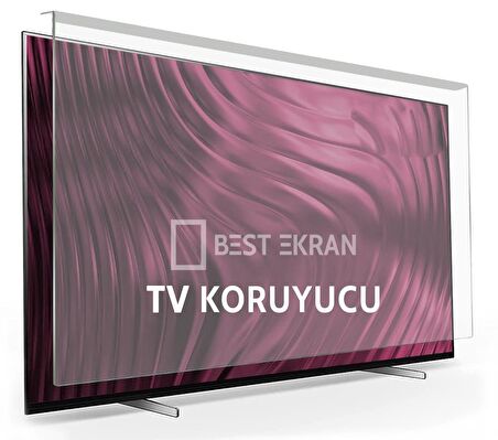 TOSHIBA 42WL863 TV EKRAN KORUYUCU - Toshiba 42" inç 106 Ekran Kırılmaz panel Koruyucu