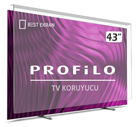 PROFİLO 43PA305E TV EKRAN KORUYUCU - Profilo 43" inç 108 cm Tv Ekran Koruyucu