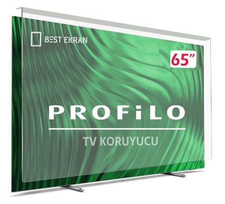 PROFİLO 65PA500T TV EKRAN KORUYUCU - Profilo 65" inç Ekran Şeffaf Koruma paneli