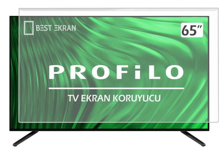 PROFİLO 65PA505E TV EKRAN KORUYUCU - Profilo 65" inç Ekran Şeffaf Koruma paneli
