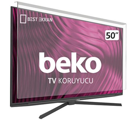 BEKO B50 A 800 B Tv Ekran Koruyucu - Beko 50" inç 126 Ekran Koruma Paneli