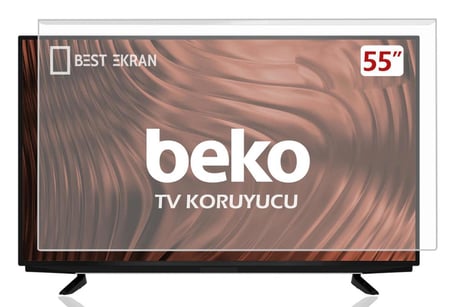 BEKO B55L 6750 5B Tv Ekran Koruyucu - Beko 55" inç 139 cm Ekran Koruma Paneli