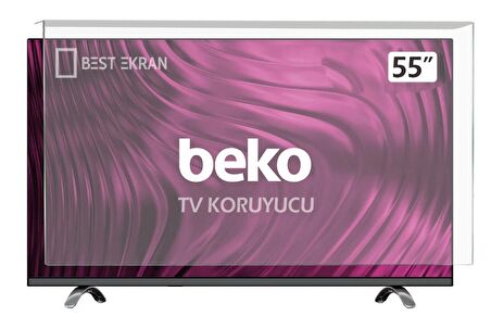 BEKO B55L66525W Tv Ekran Koruyucu -  Beko 55" inç 139 cm Ekran Koruma Paneli B55L 6652 5W