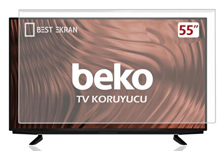 BEKO B55L 6532 4B2 Tv Ekran Koruyucu -  Beko 55" inç 139 cm Ekran Koruma Paneli