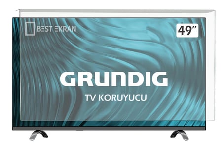 GRUNDIG 49VLX8600BP TV EKRAN KORUYUCU - Grundig 49" inç 123 Ekran Koruyucu  49 VLX 8600 BP